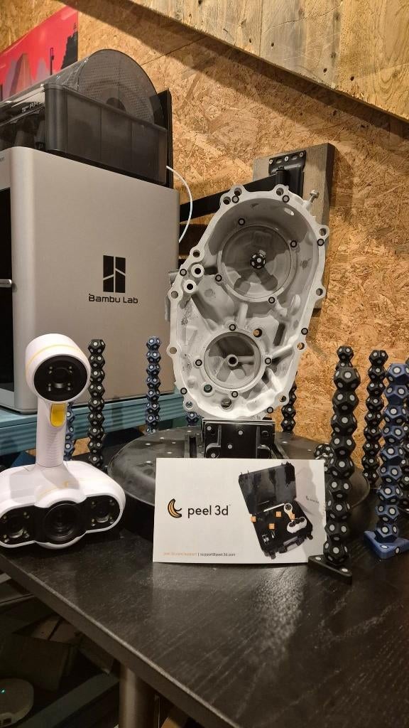 Te Huur: Proffesionele 3D Scanner voor Reverse Engineering, Computers en Software, Scanners, Zo goed als nieuw, Mobiele scanner