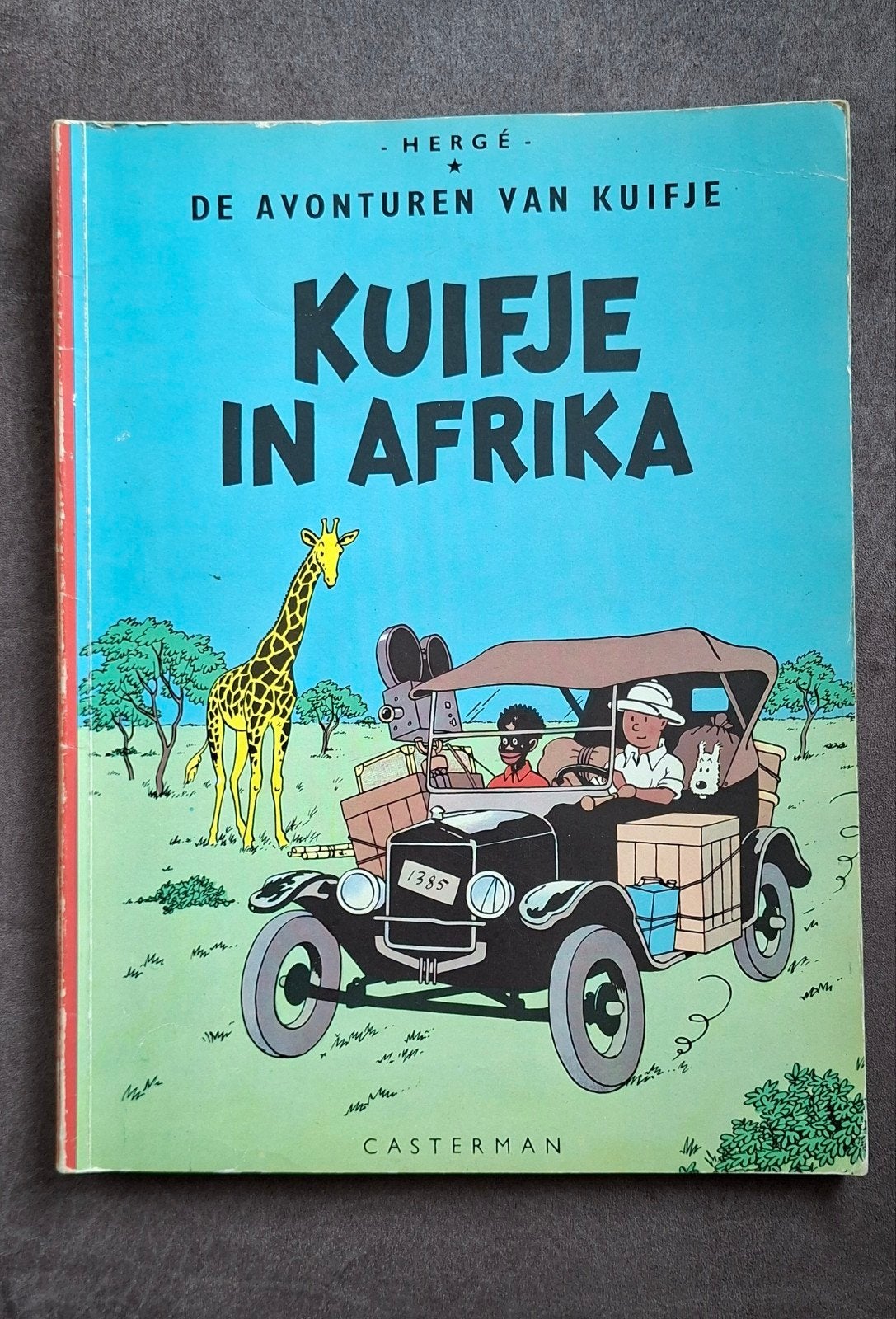 Kuifje in Afrika - Hergé - Casterman - D. 1966/0053/188, Boeken, Eén stripboek, Ophalen of Verzenden, Gelezen, Hergé