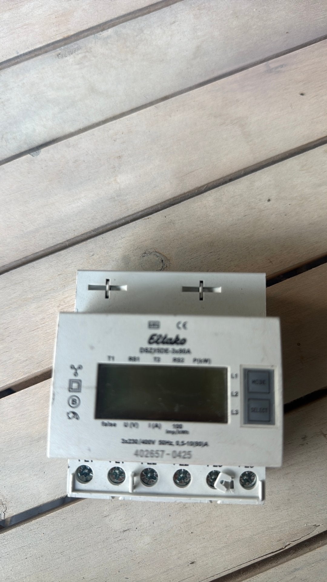 Te Koop 3 fase Kwh meter izgs, Ophalen of Verzenden, Zo goed als nieuw, Overige typen