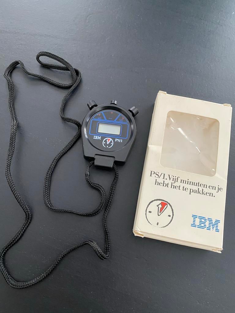 Vintage IBM PS/1 Stopwatch met originele doos, Ophalen of Verzenden, Nieuw