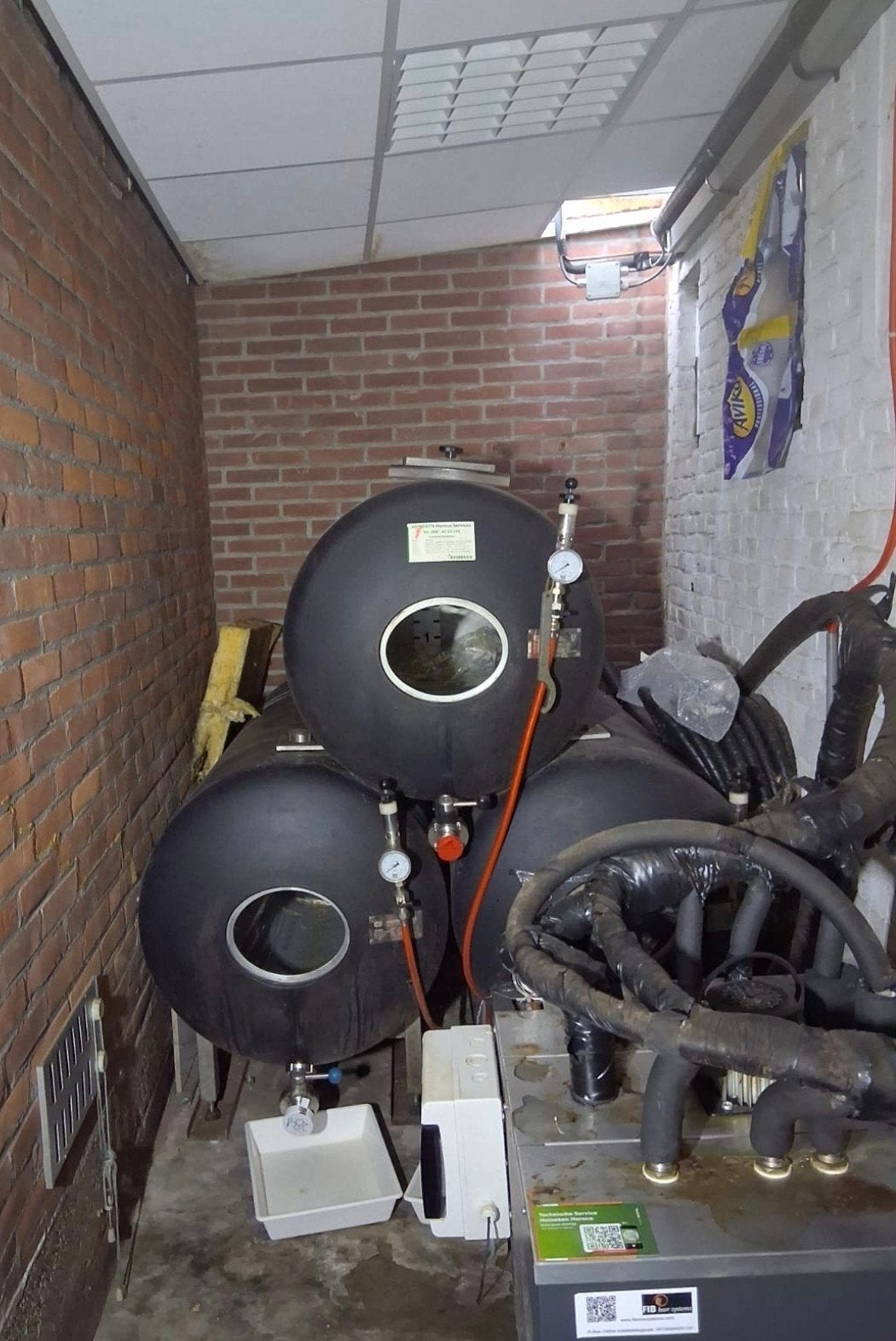 Partij biertanks 1000L - 500L dubbelwandig Duotank biertank, Zakelijke goederen, Horeca | Overige, Ophalen