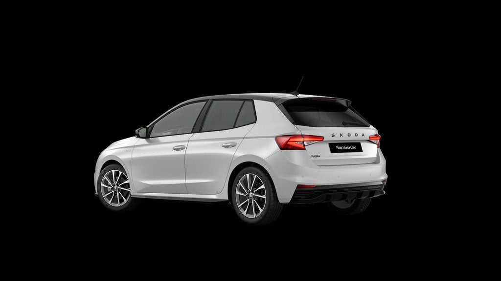 Skoda Fabia 1.0 TSI 115pk DSG Monte Carlo | Stoelverwarming, Auto's, Skoda, 12 maanden, Euro 6, Wit, 3 cilinders