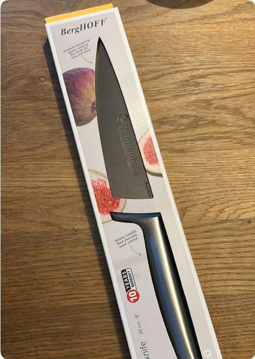 Chefs knife van Berghoff, NIEUW, Ophalen of Verzenden, Nieuw, Rvs of Chroom, Los bestek