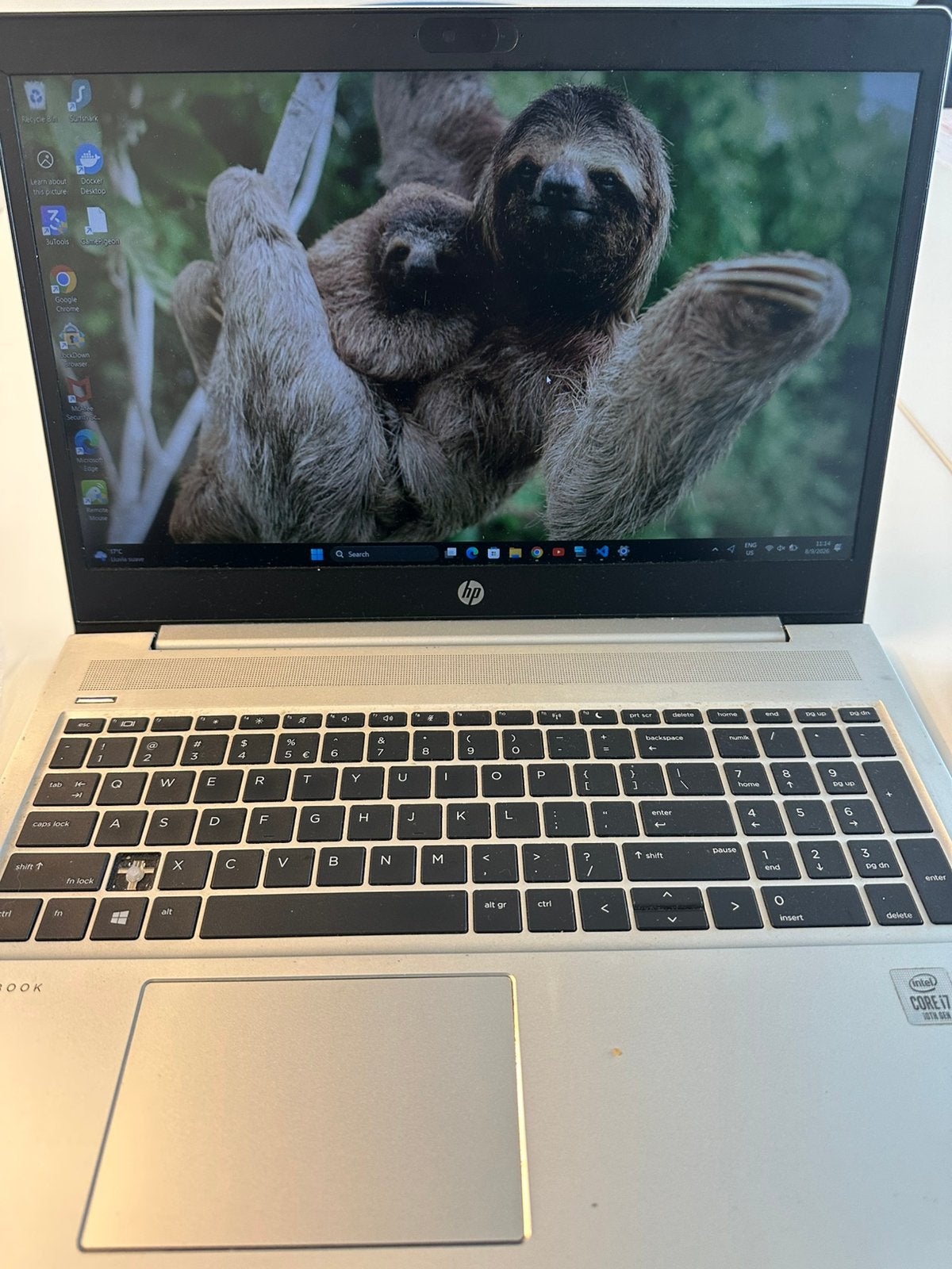 HP ProBook 450 G7 — i7-10510U, 8GB RAM, NVIDIA MX250, Computers en Software, Gebruikt, Met videokaart, 2 tot 3 Ghz, 8 GB