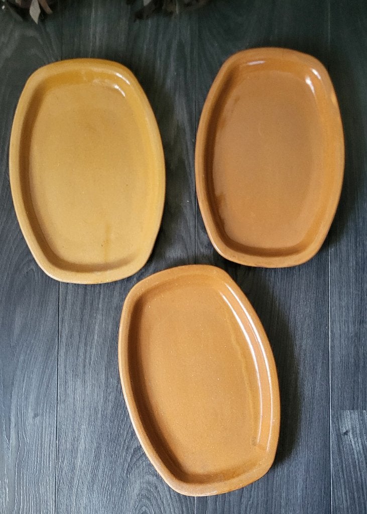 * nieuw* Terracotta ovenschaal 3 stuks, samen 10 euro, Huis en Inrichting, Keuken | Servies, Ophalen, Nieuw, Schaal of Schalen