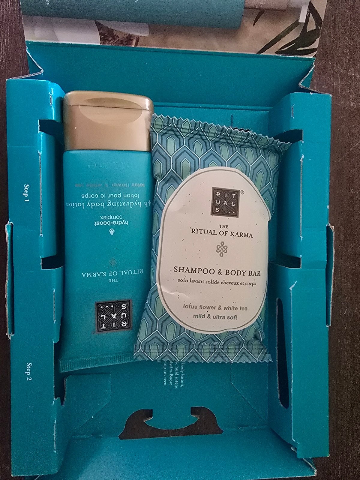 Rituals The Ritual of Karma Set: Bodylotion & Shampoo Bar, Ophalen of Verzenden, Nieuw, Bad & Douche