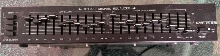 Equalizer, Audio, Tv en Foto, Ophalen, Audio