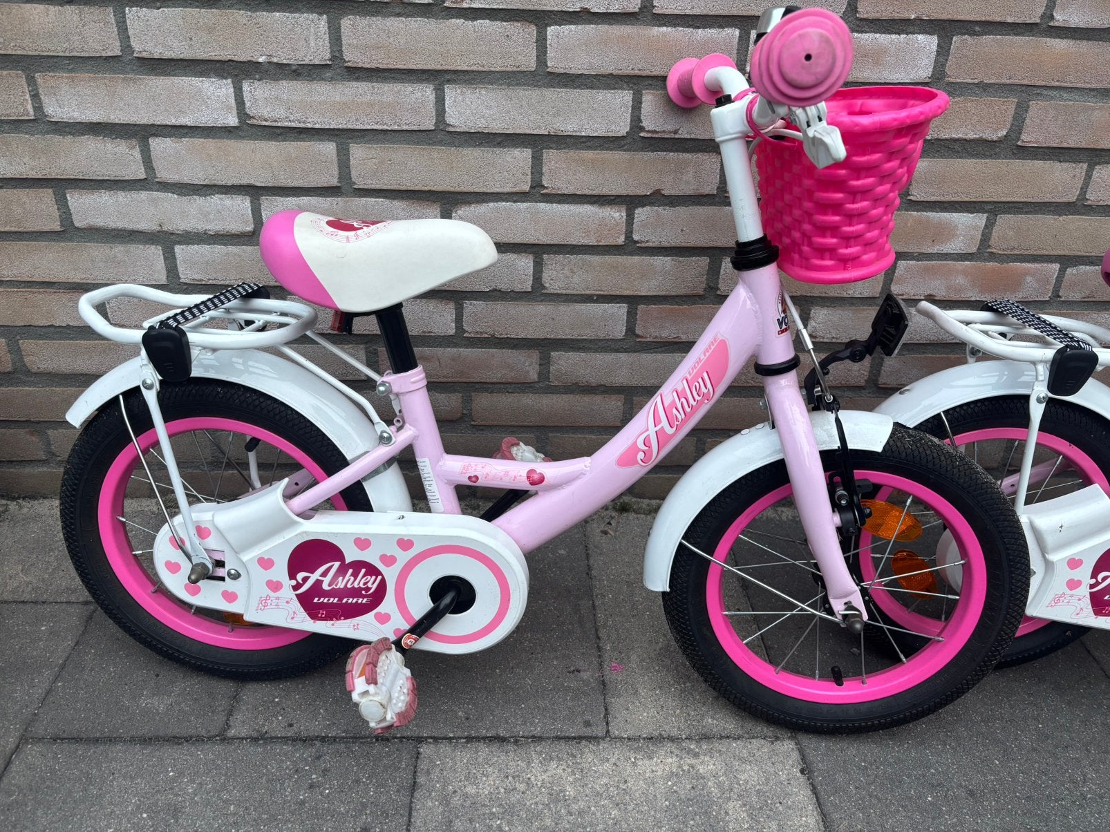 14 inch meisjes fiets, Ophalen, Terugtraprem, Zijwieltjes, Minder dan 16 inch