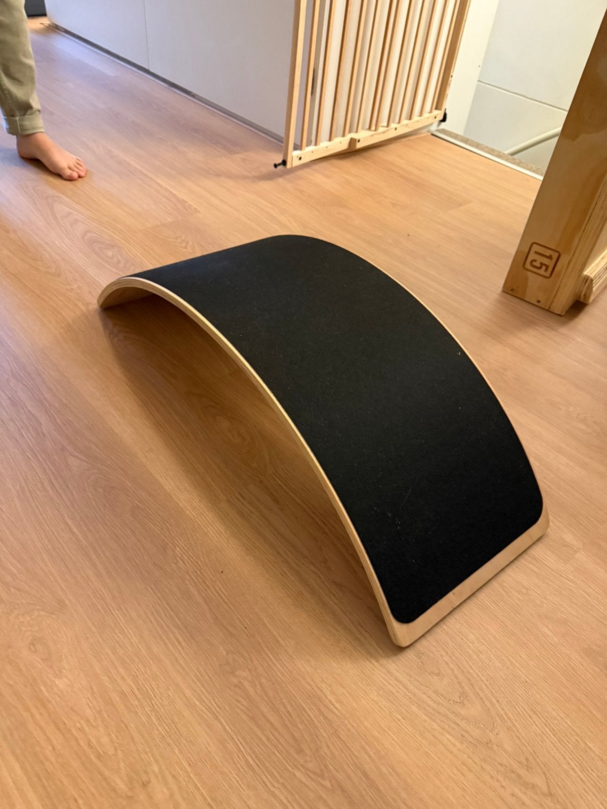 Deryan Balance Board hout met vilt, Ophalen, Zo goed als nieuw, Jongen of Meisje