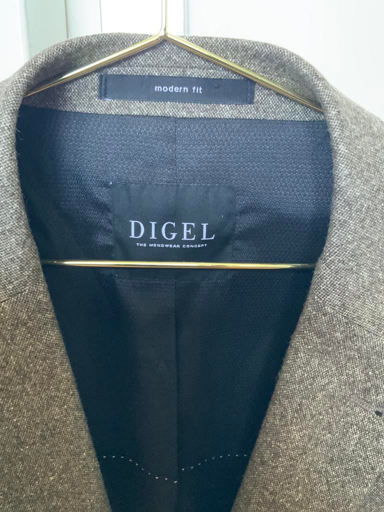 Digel colbert mt 56 Wool & Silk, Ophalen of Verzenden, Zo goed als nieuw, Maat 56/58 (XL), Blauw