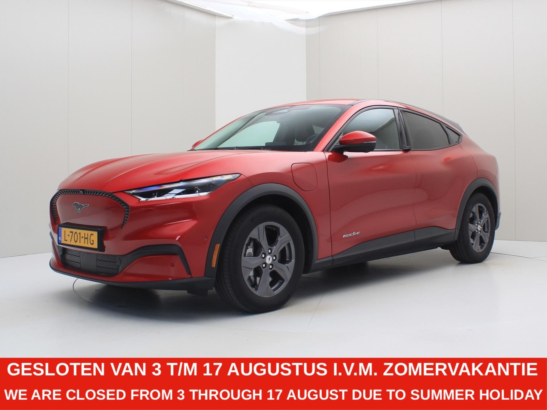 Ford Mustang Mach-E 75kWh 258pk RWD 94% SoH [ LEDER+CARPLAY+, Auto's, Automaat, Gebruikt, 258 pk, Origineel Nederlands