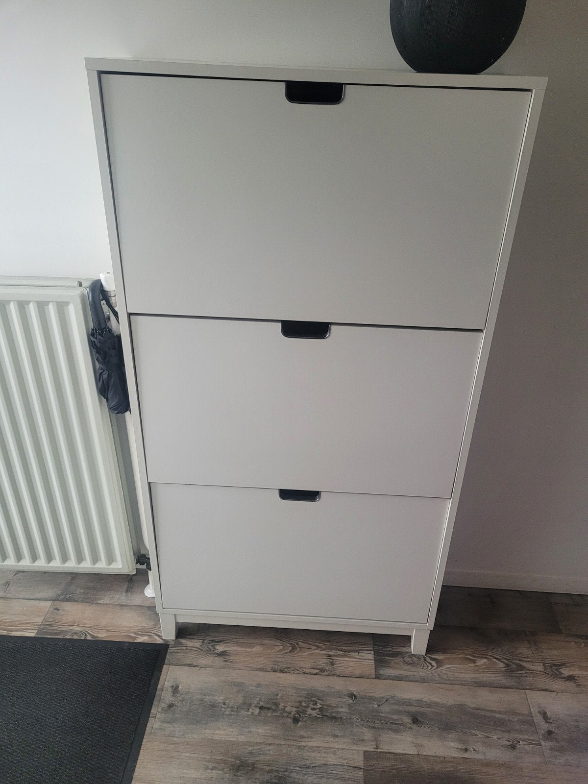 Schoenenkast met 3 bakken - Wit, Ophalen, Gebruikt, Modern