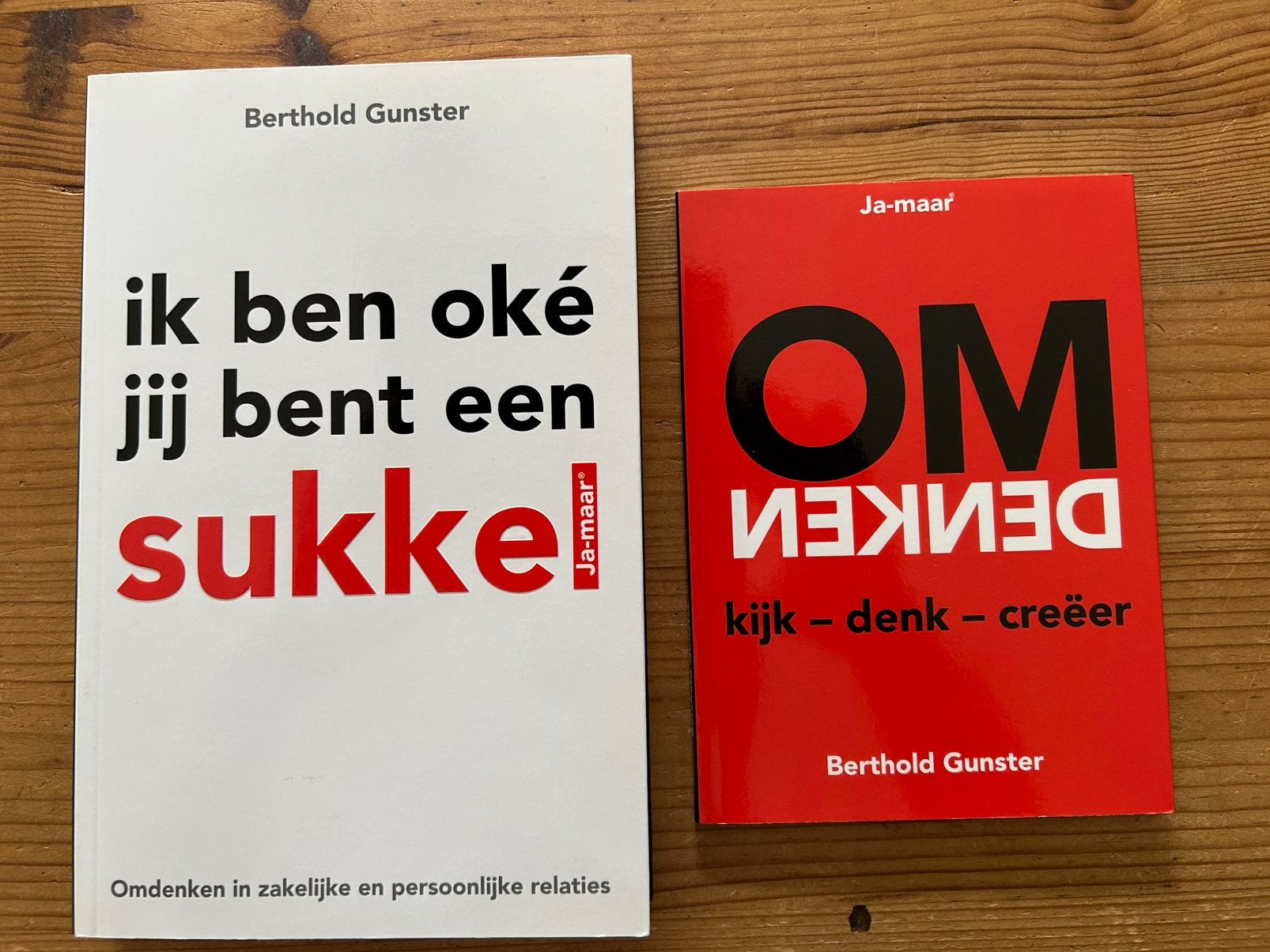 ik ben oké  en  omdenken, Boeken, Ophalen, Zo goed als nieuw