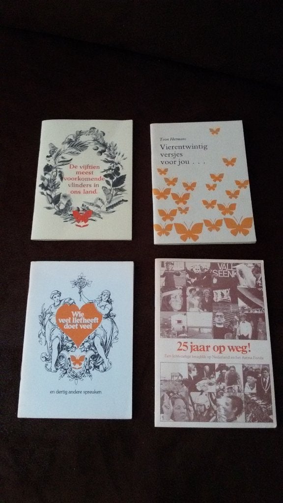 4 boekjes van het Nederlandse Astma Fonds, Boeken, Ophalen of Verzenden, Gelezen, Onbekend