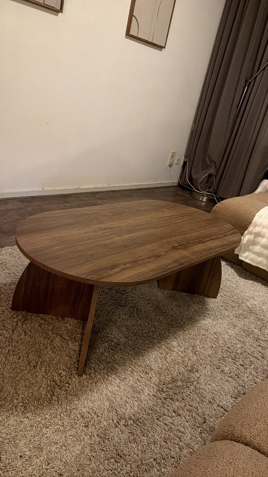 Salontafel donkerbruin, Ophalen, 50 – 75, 50 tot 100 cm, Zo goed als nieuw