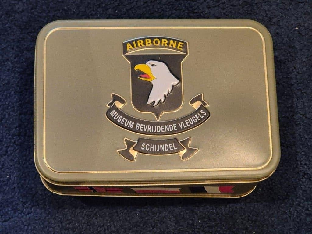 Blikje Airborne - Museum Bevrijdende Vleugels Schijndel, Verzamelen, Verzenden, Landmacht, Nederland