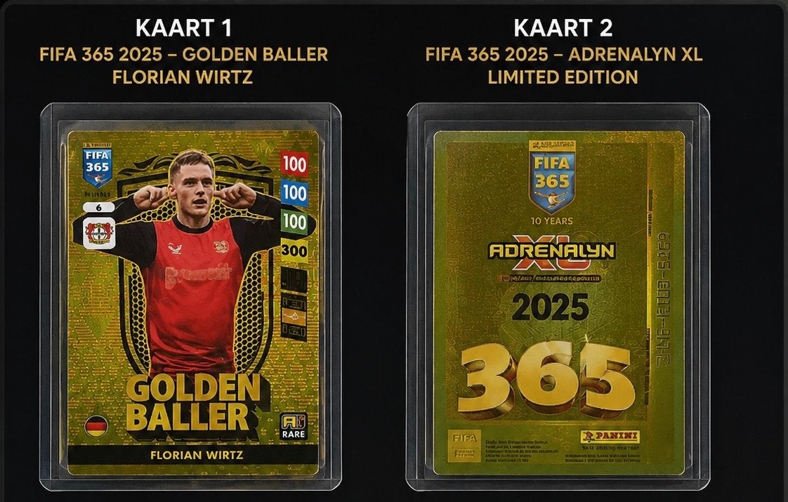 FIFA 365 2025 Golden Baller Florian Wirtz & Adrenalyn XL LE, Ophalen, Nieuw, Buitenlandse clubs, Spelerskaart