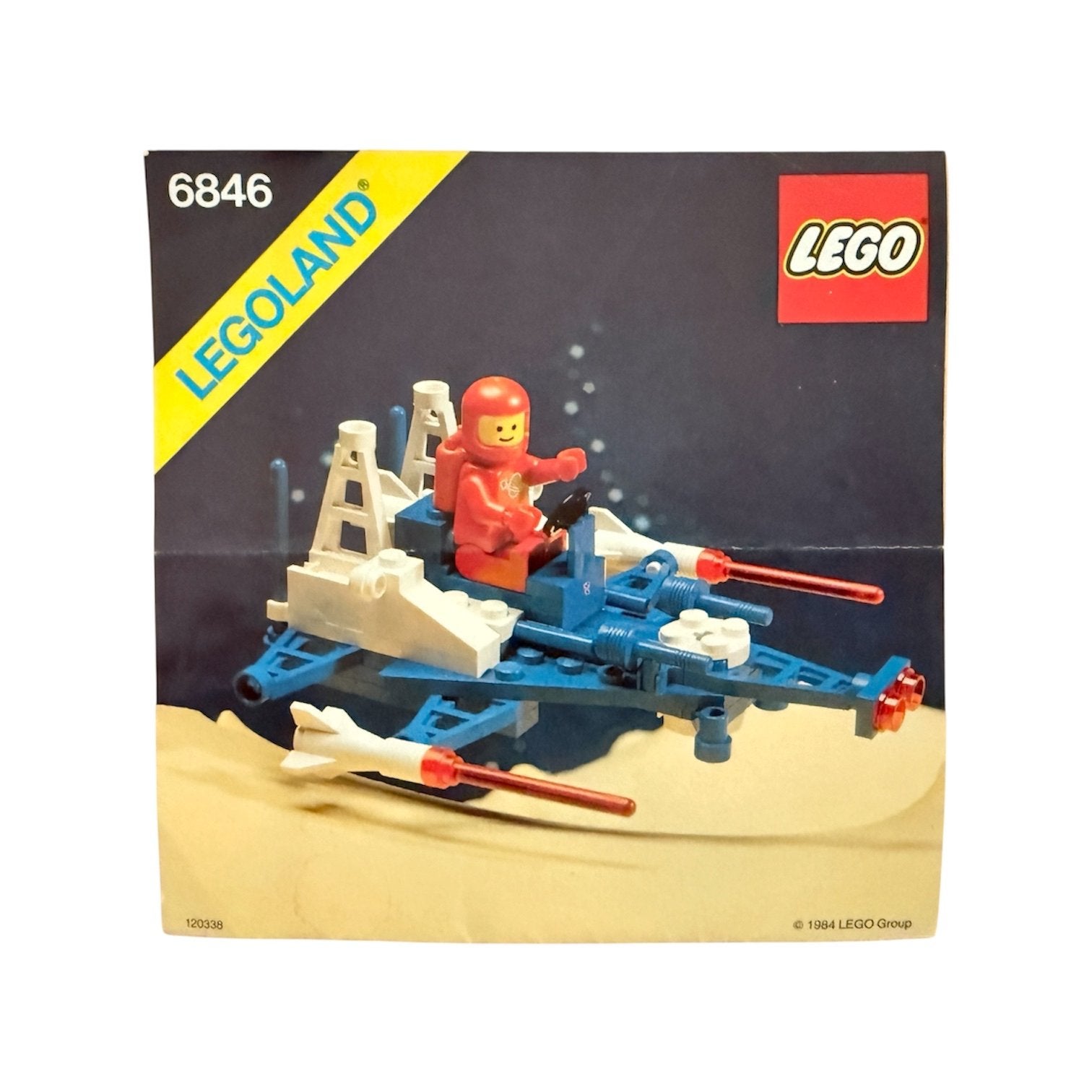 LEGO Legoland 6846 Tri-Star Voyager Ruimteschip 1984, Gebruikt, Lego, Ophalen of Verzenden, Space