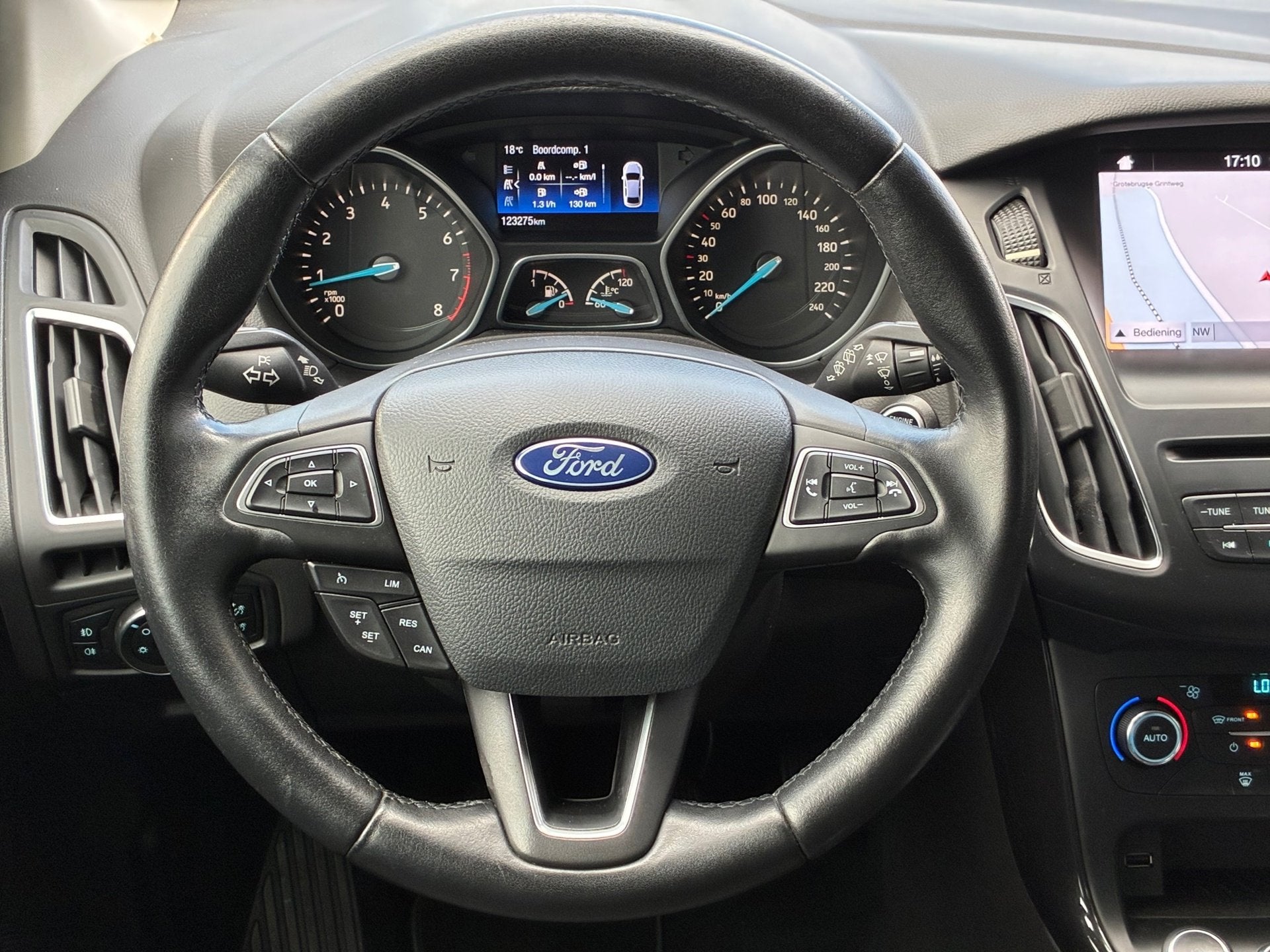 Ford Focus Wagon 1.0 Titanium|2e Eigenaar|D-riem v.v.|Cruise, Dealer onderhouden, 125 pk, Gebruikt, Origineel Nederlands