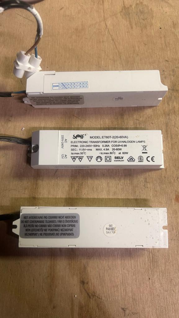 SELF Elektronische Transformator voor Halogeenlampen, Ophalen of Verzenden, Gebruikt, Overige typen