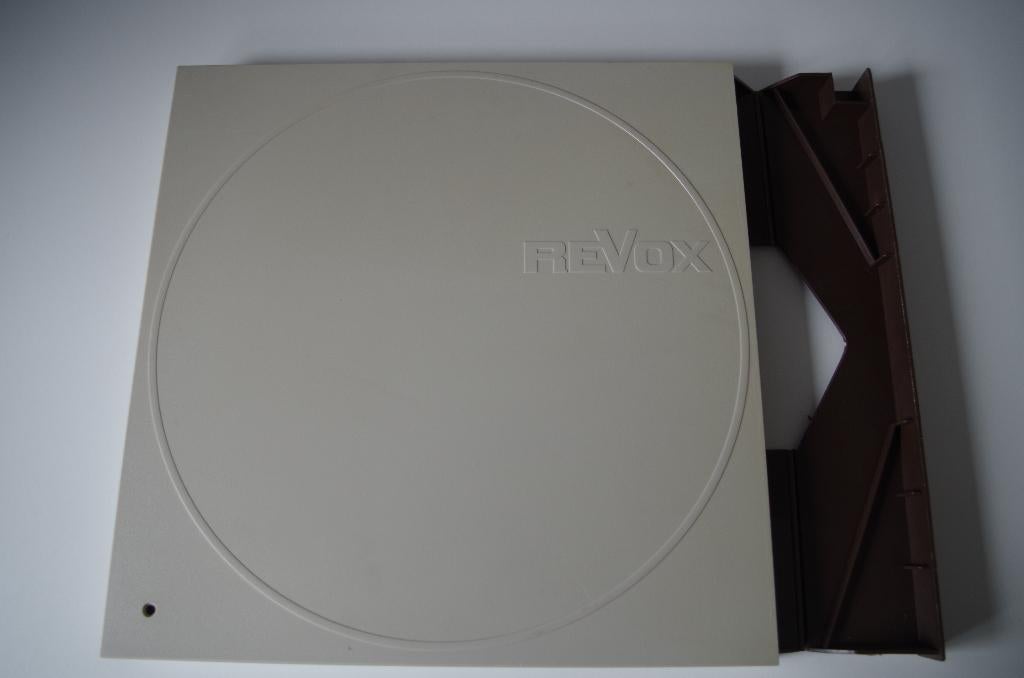 Lege bruine Revox cassette voor 27 cm spoel, Audio, Tv en Foto, Bandrecorders, Verzenden, Onderdeel