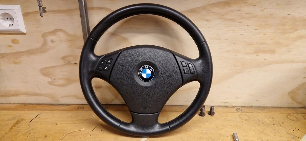 Bmw E90 E91 en meer leren stuurwiel, Ophalen of Verzenden, BMW