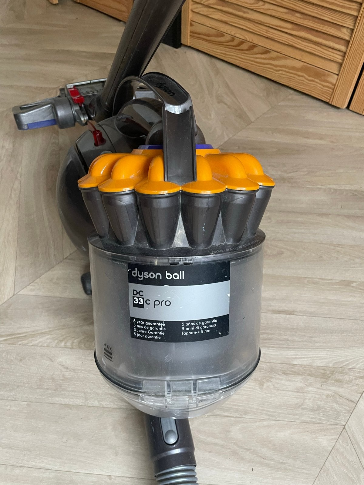 Dyson Ball DC33c Pro Sledestofzuiger - Krachtig en Zakloos, Gebruikt, Ophalen of Verzenden, Dyson, Reservoir