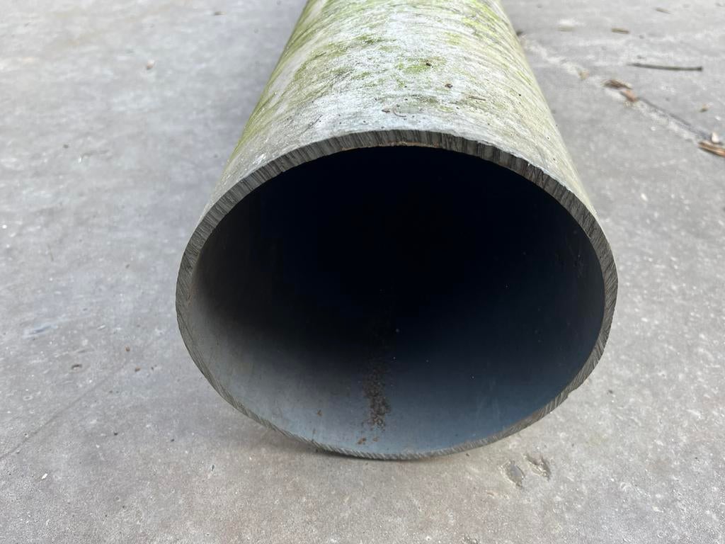 Duikerbuis 4.36 m duiker dia: 200 mm- dikte 6.2mm afvoerbuis, Doe-het-zelf en Verbouw, Buizen en Afvoer, Ophalen, Gebruikt, Pvc
