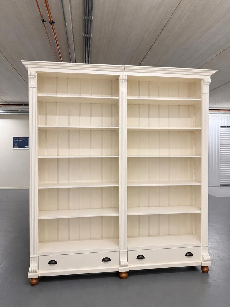 Landelijke Boekenkast Klassiek #K33, Huis en Inrichting, Met plank(en), 200 cm of meer, Ophalen of Verzenden, Zo goed als nieuw