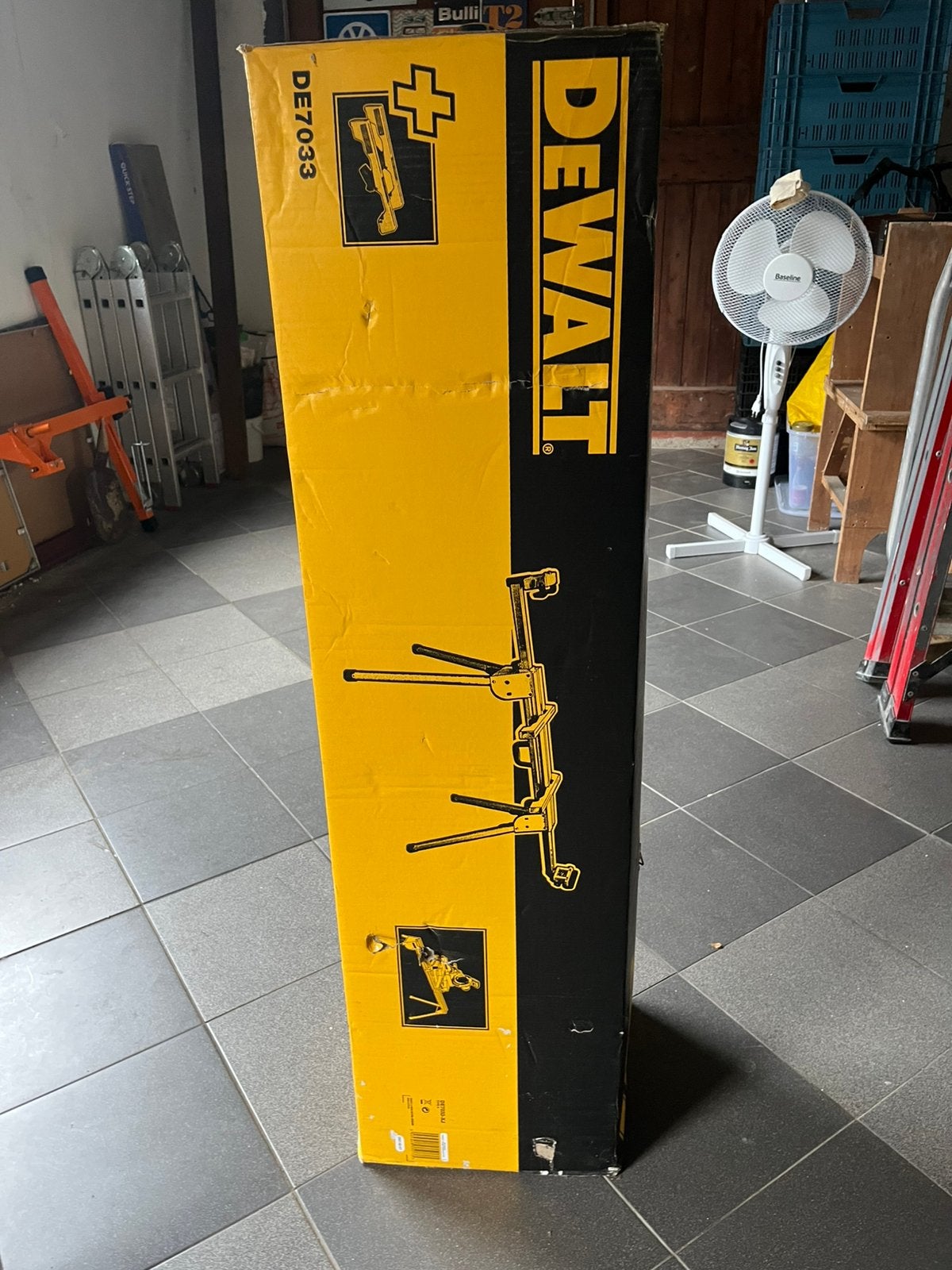 Onderstel voor afkortzaag, Doe-het-zelf en Verbouw, Gereedschap | Zaagmachines, Ophalen, 70 mm of meer, Nieuw, Afkortzaag