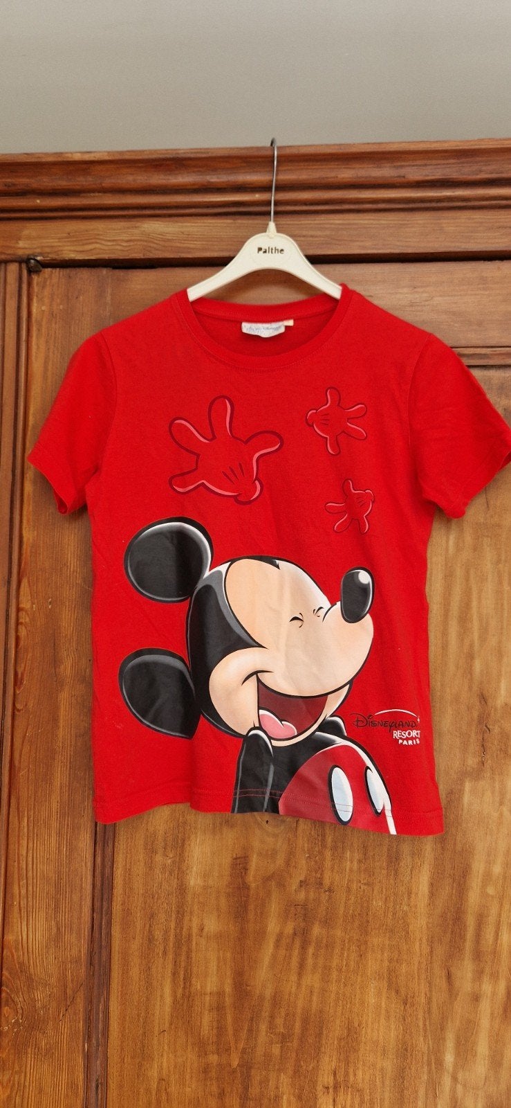 Disney Mickey Mouse T-shirt - Disneyland Paris, Ophalen of Verzenden, Zo goed als nieuw, Disney, Jongen of Meisje