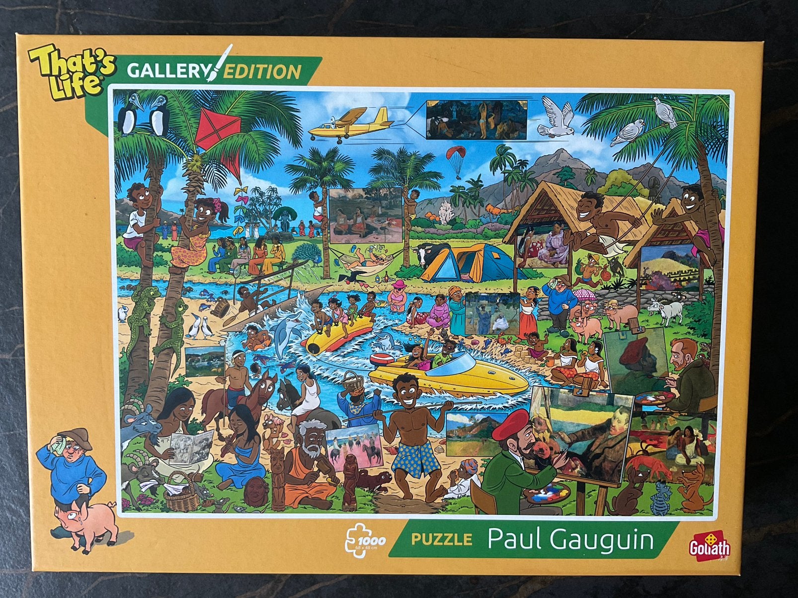 THAT’S LIFE PUZZEL - GOLIATH - PAUL GAUGUIN - 927909, Ophalen, 500 t/m 1500 stukjes, Zo goed als nieuw, Legpuzzel