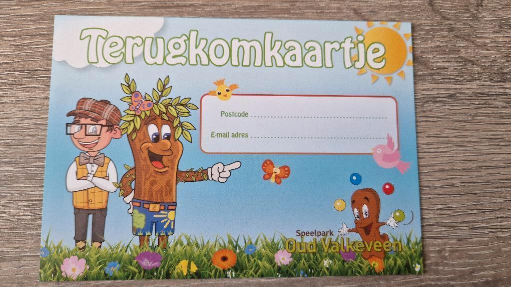 Entreekaartjes Oud Valkeveen, Drie personen of meer, Ticket of Toegangskaart
