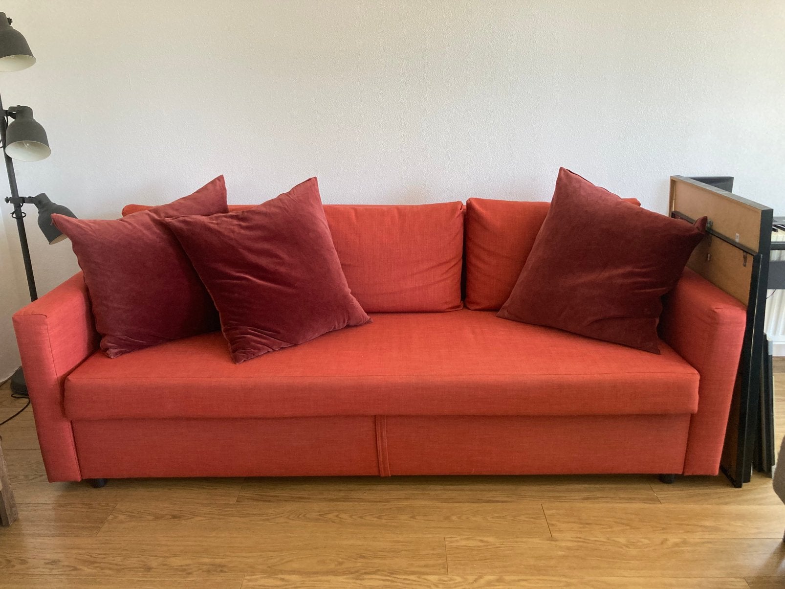 IKEA Friheten slaapbanken; sofa bed, Ophalen, 100 cm, Tweepersoons, Zo goed als nieuw