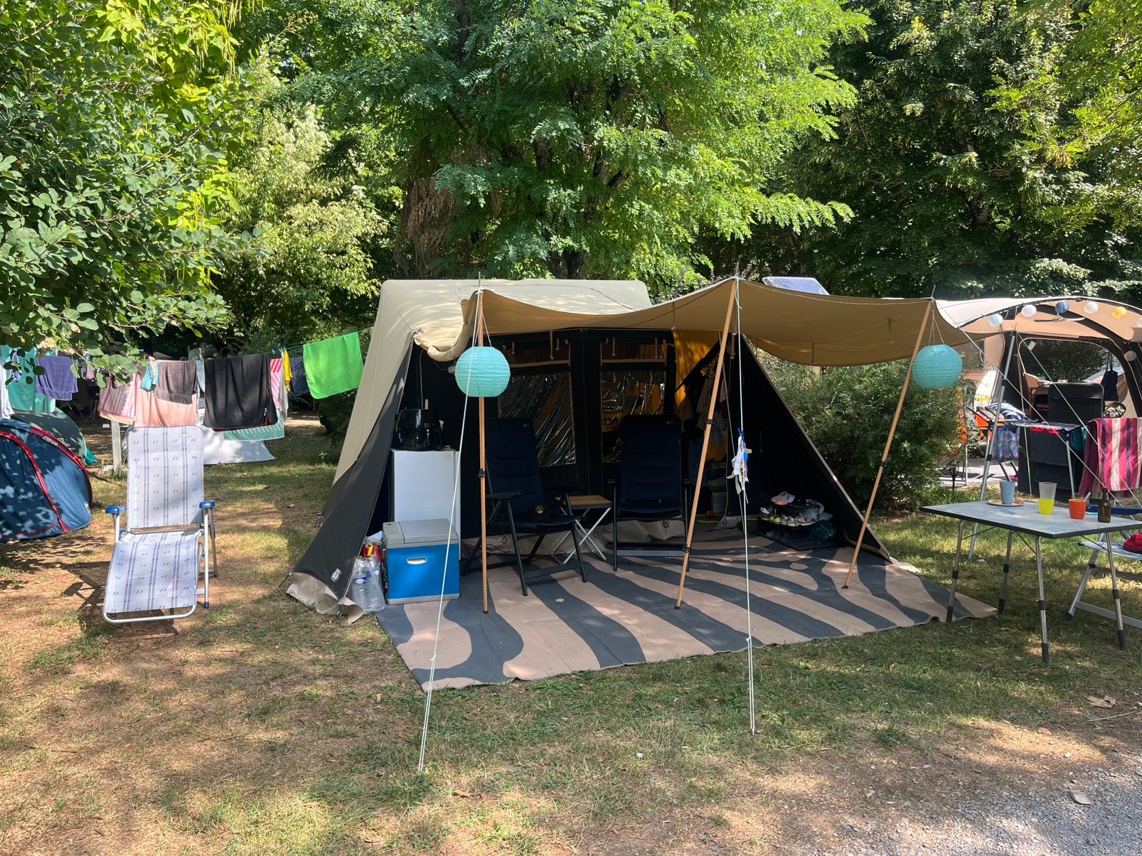 Aart kok kavango 2023 met keuken+kuipz+luifel+lounge, Caravans en Kamperen, Vouwwagens, Ophalen, Aart Kok, Beige, Tot en met 6