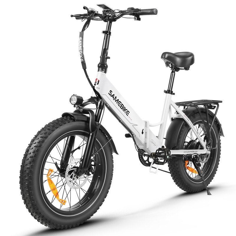 Elektrische fiets SAMEBIKE LOTDM200-II Wit 750W, Verzenden, Nieuw