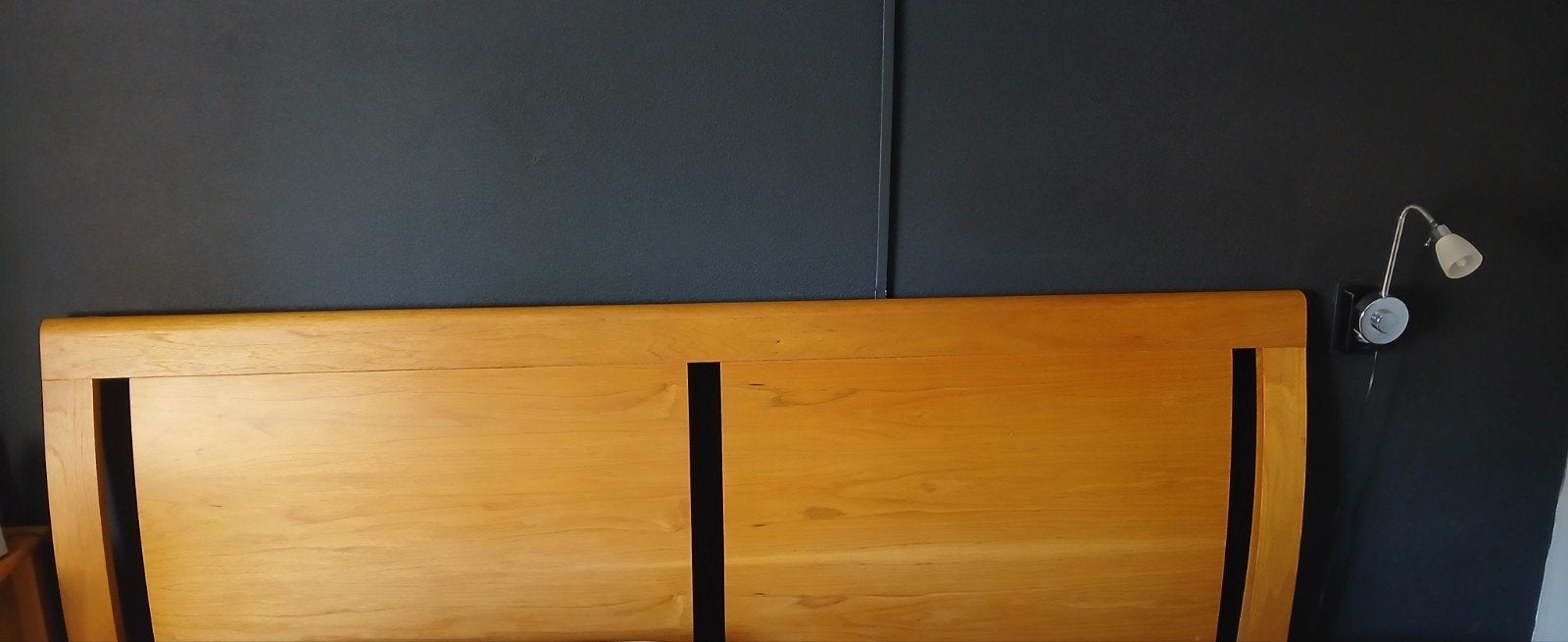 Houten hoofdboard voor achterbed 190 bij 102 cm, Ophalen, Gebruikt, 65 cm of meer, 70 cm of meer
