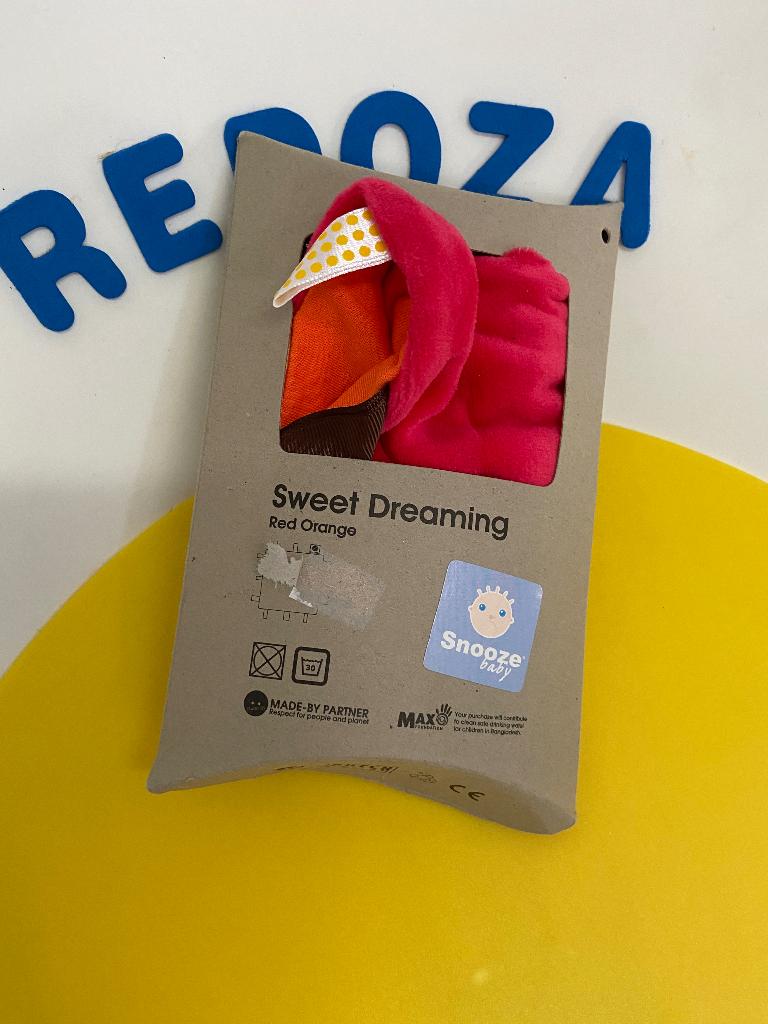 K1347 snoozebaby snooze baby doekje rood, Ophalen of Verzenden, Nieuw, Overige typen