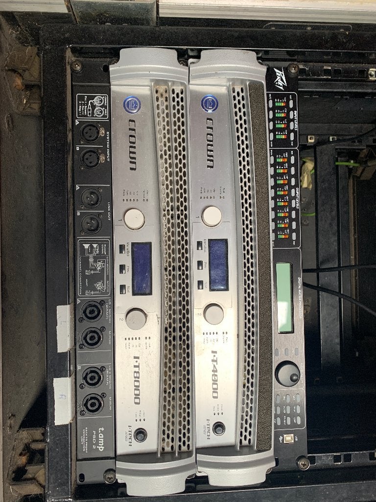 Crown Itech 4000 versterker, Muziek en Instrumenten, Ophalen, Gebruikt, 1000 watt of meer, P.A.