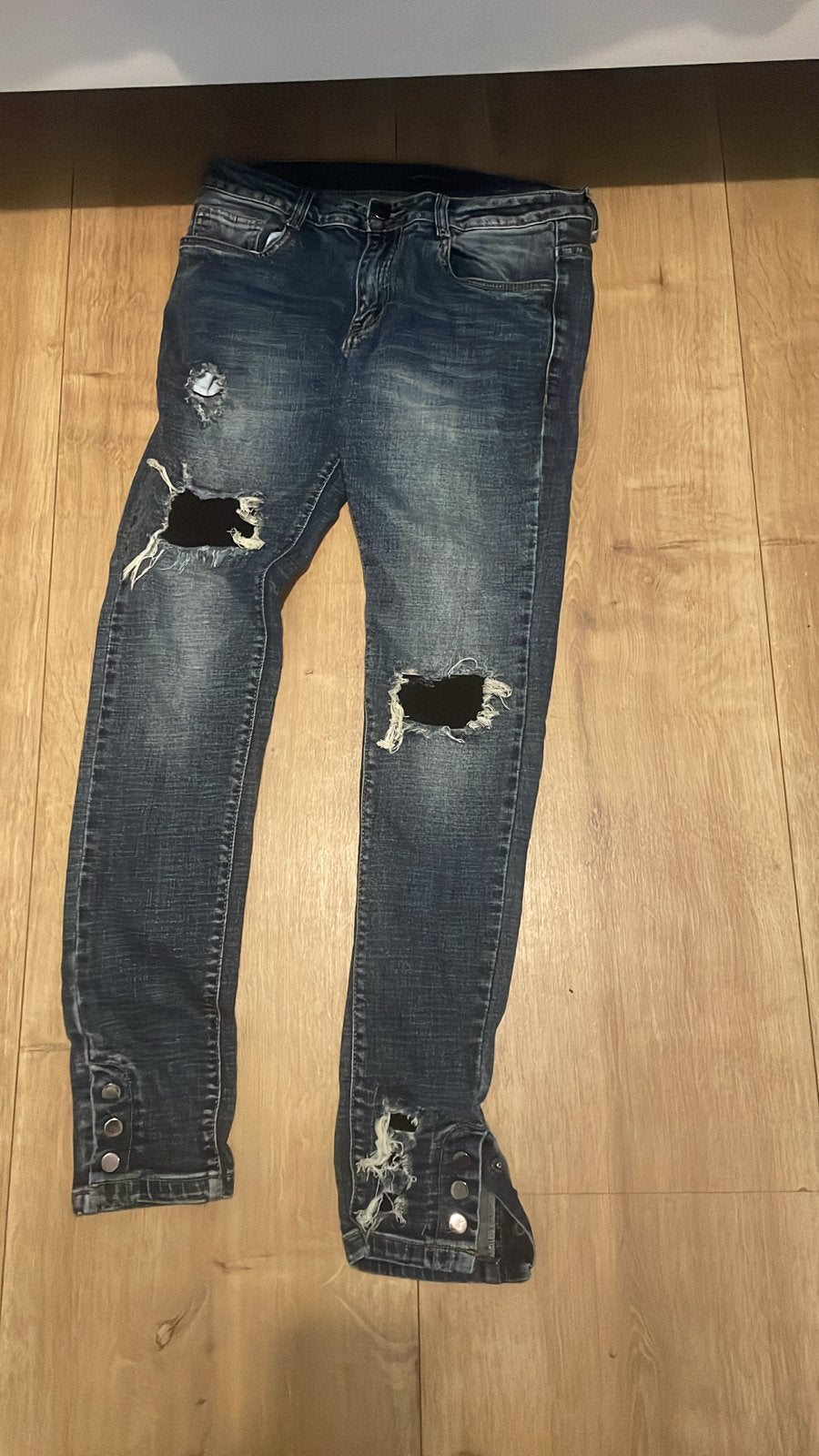 New Chapter broek maat 32, Kleding | Heren, Ophalen of Verzenden, Gedragen, Blauw, W32 (confectie 46) of kleiner