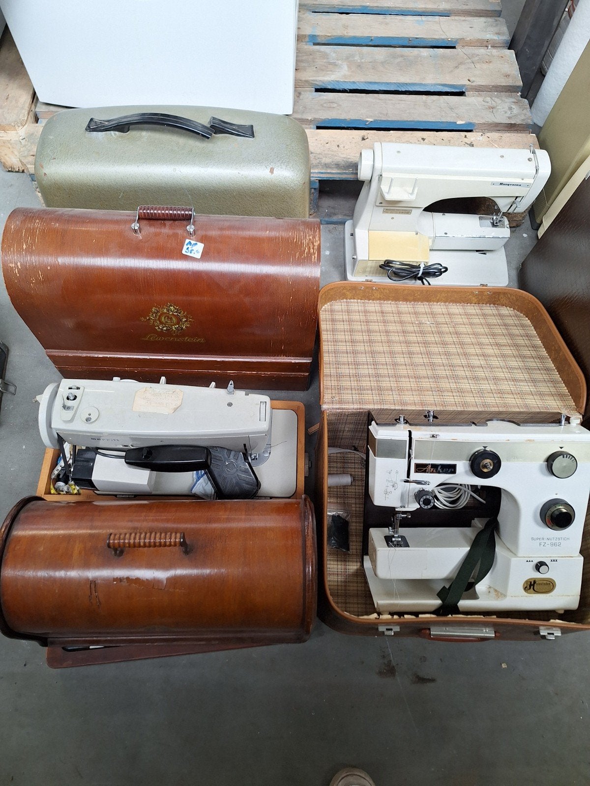 Partij naaimachines, Ophalen, Lockmachine, Overige merken