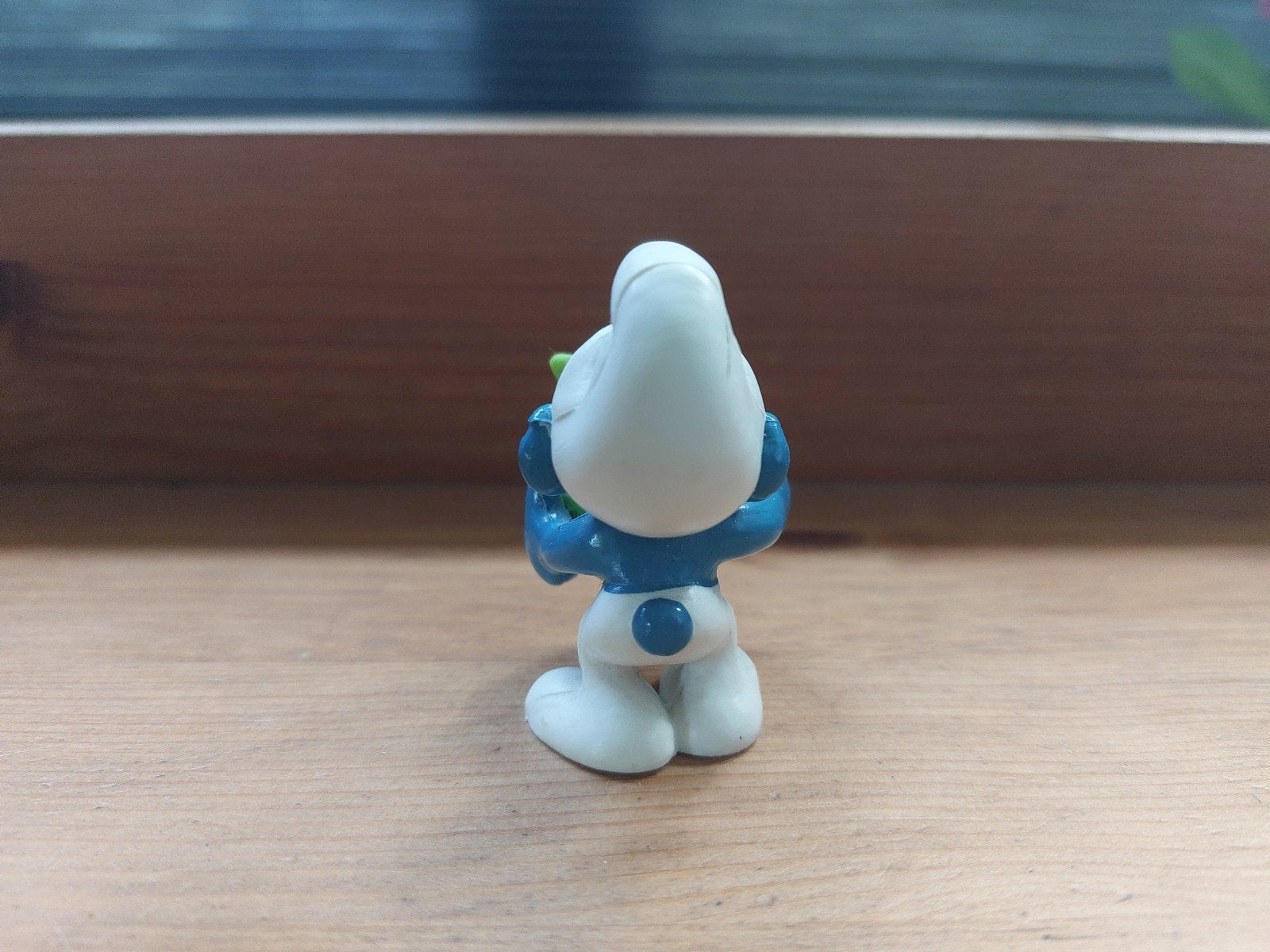 Smurf met appel 20160 De Smurfen, Verzamelen, Smurfen, Ophalen of Verzenden