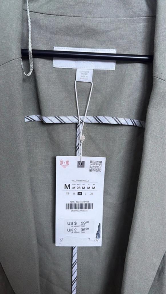 Zara Groene Blouse met Korte Mouwen - Maat M, Ophalen of Verzenden, Nieuw