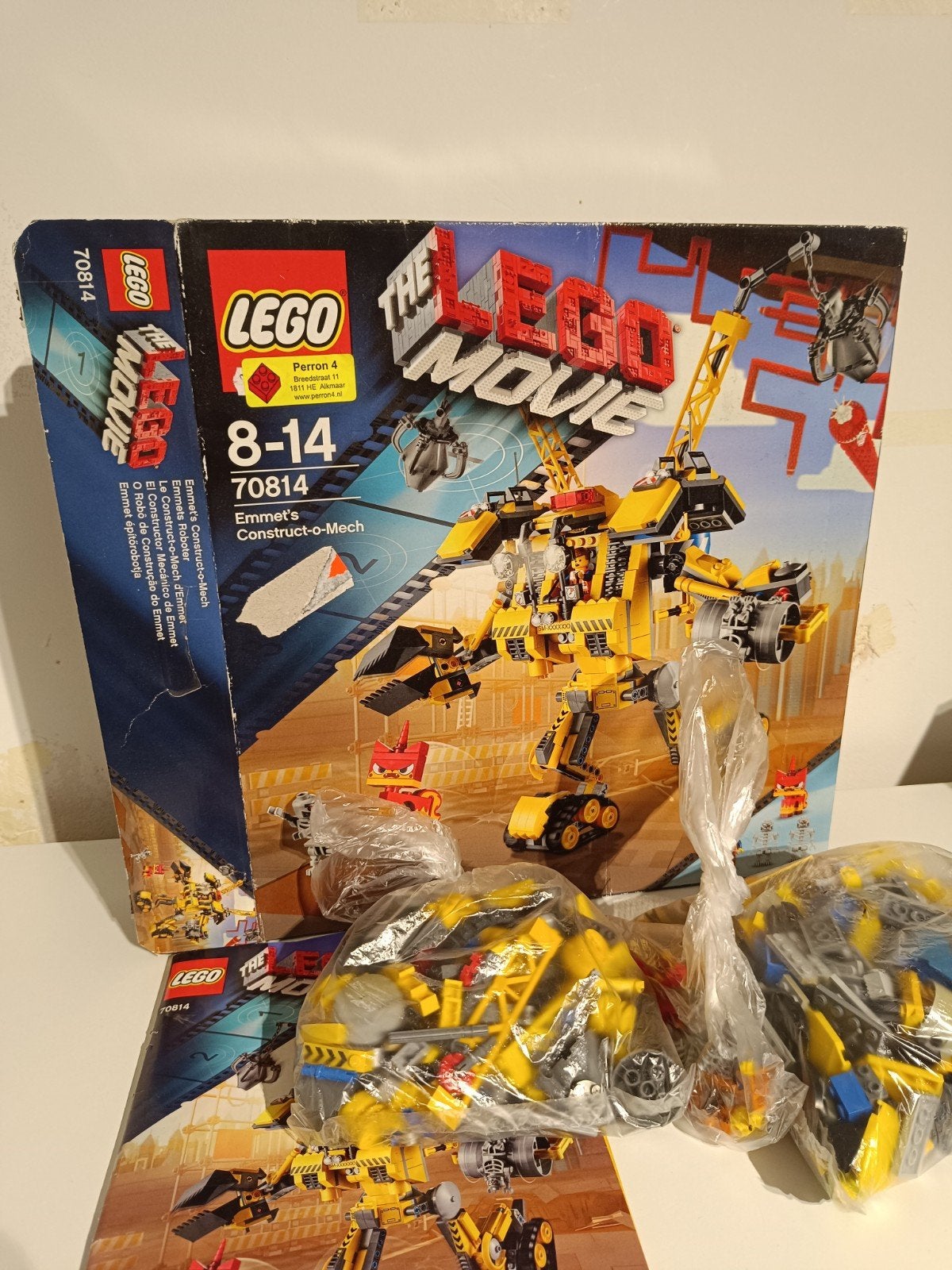 LEGO The LEGO Movie 70814 Emmet's Construct-o-Mech, Kinderen en Baby's, Inclusief instructies, Gebruikt, Overige thema's, Lego