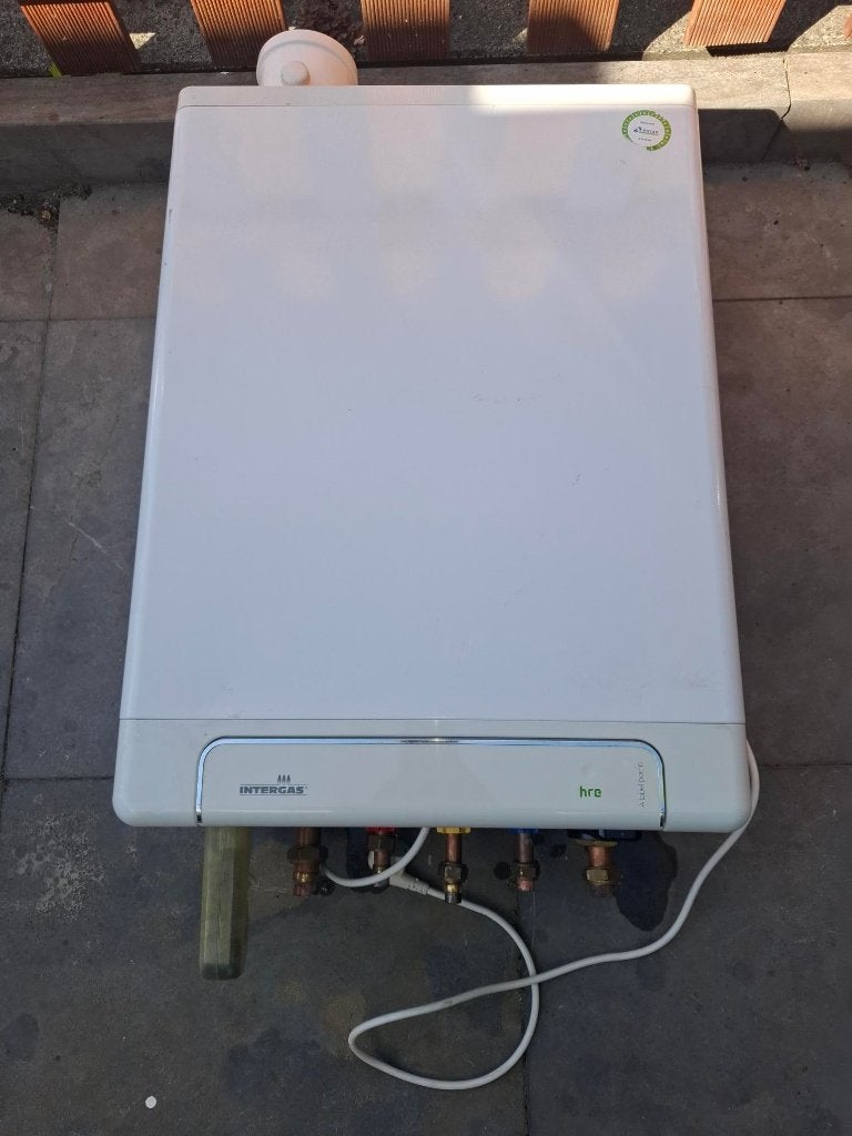 Intergas Kombi Kompakt HRE 28/18 A, Doe-het-zelf en Verbouw, Verwarming en Radiatoren, Ophalen, 30 tot 80 cm, Gebruikt, Hoog rendement (Hr)