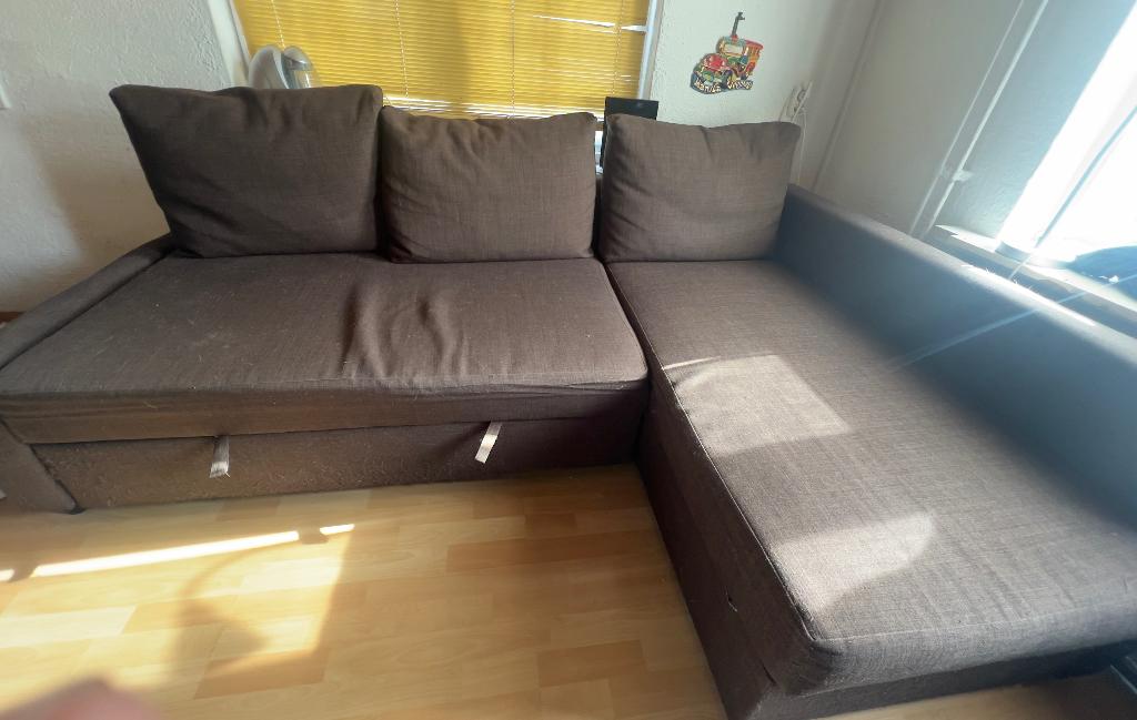 gratis ikea slaapbank, Ophalen, Gebruikt, Vierpersoons of meer