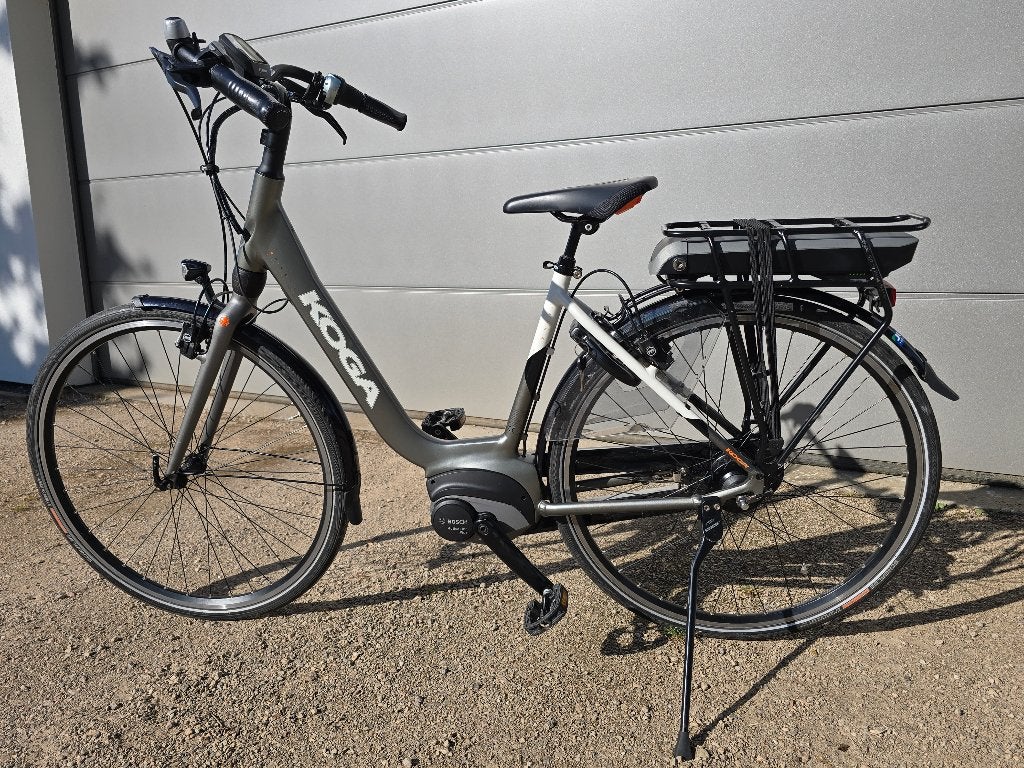Koga E-Nova Dames fiets - Grijs - Frame: 50 cm, Fietsen en Brommers, Fietsen | Dames | Damesfietsen, Gebruikt, Velgrem, Versnellingen