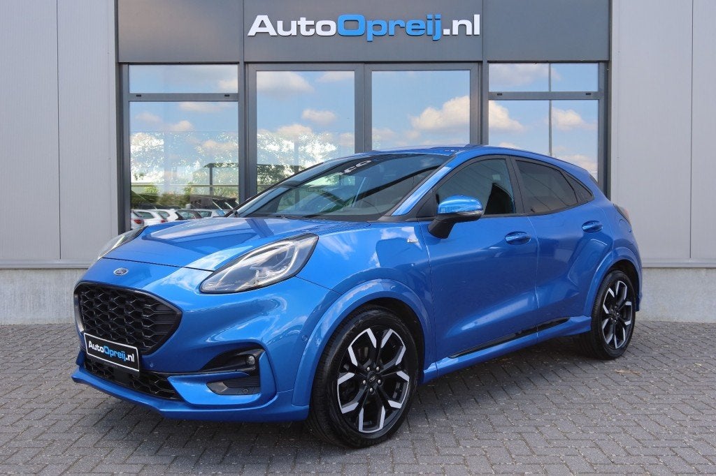 Ford PUMA 1.0 EcoBoost Hybrid ST-Line X 125pk NAVI, Camera,, Auto's, Ford, Voorwielaandrijving, 125 pk, Blauw, Origineel Nederlands