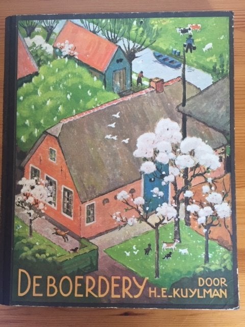De Boerdery – Verkade prentenboek uit 1936, Boeken, Prentenboeken en Plaatjesalbums, Gelezen, Plaatjesalbum, Verzenden