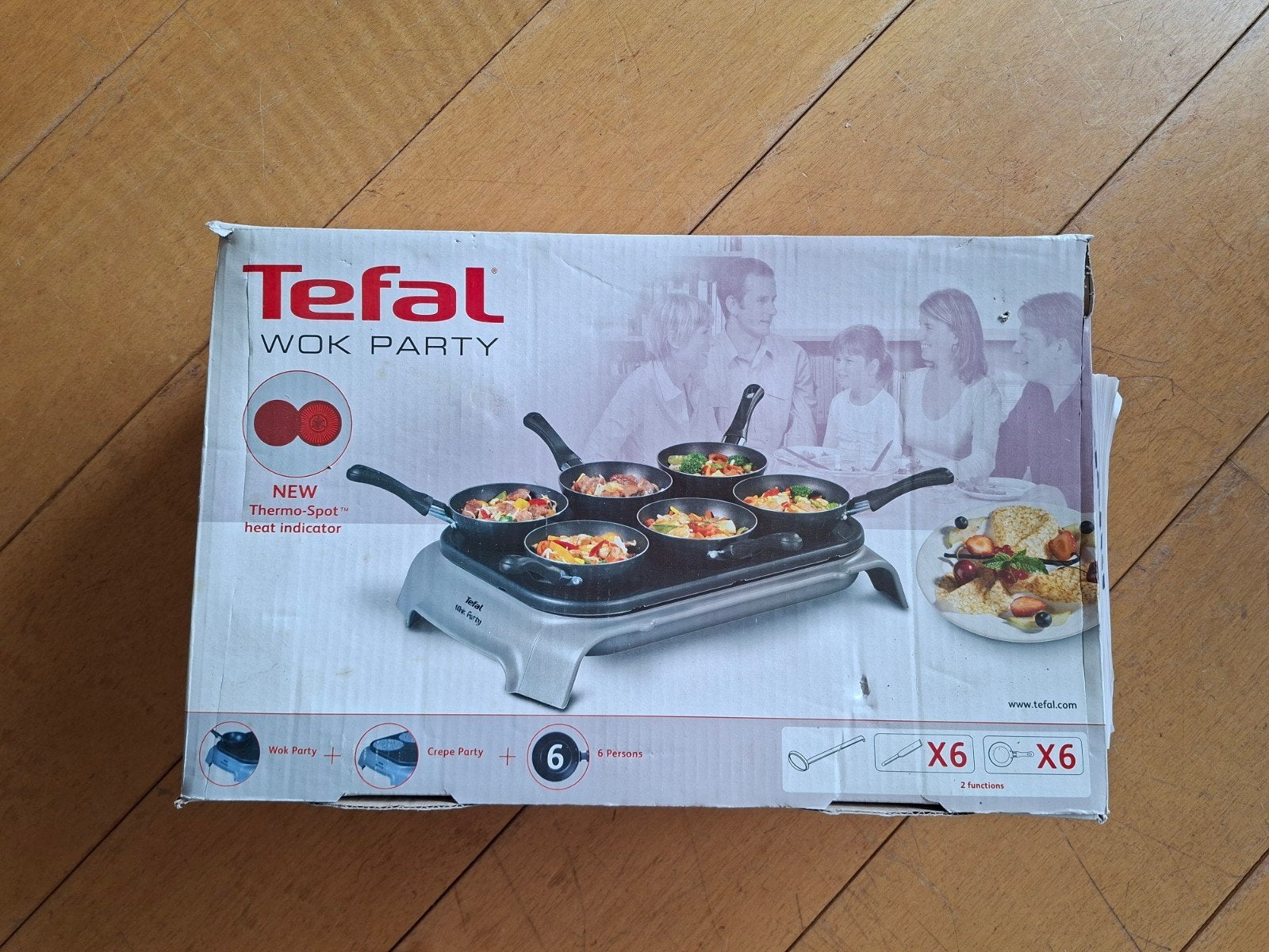 Tefal Wok Party - 6-persoons Wokset, Minder dan 1 liter, Ophalen, Zo goed als nieuw